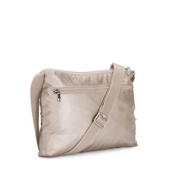 Kipling Alvar Metallic Crossbodytassen Zilver | België 2148IL